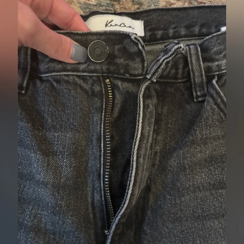 KanCan Estilo Distressed Skinny High Rise Black Jeans - Picture 3 of 7